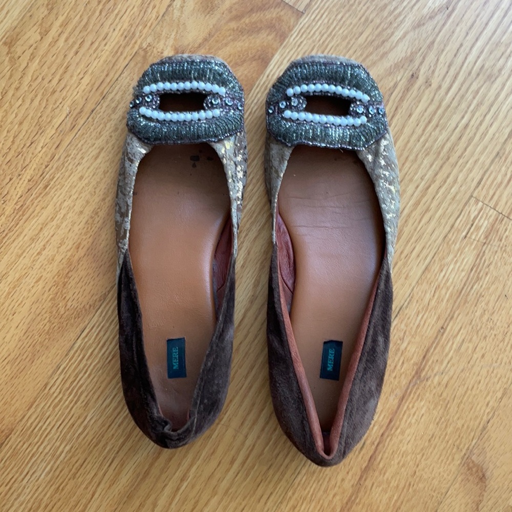 Vintage Anthropologie Mere ballet flats